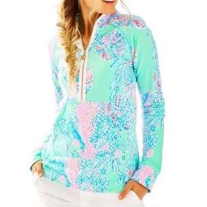 Lilly Pulitzer Skipper Popover Minty Fresh Fansea